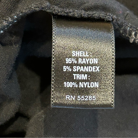 Express Black Ruffled Sleeveless Tank Top S - Picture 6 of 9